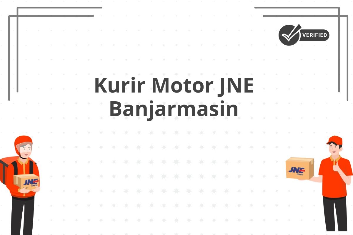 Kurir Motor JNE Banjarmasin