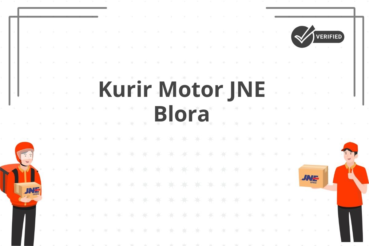 Kurir Motor JNE Blora