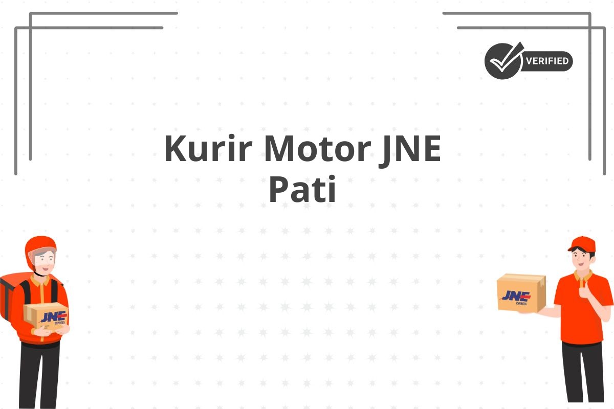 Kurir Motor JNE Pati