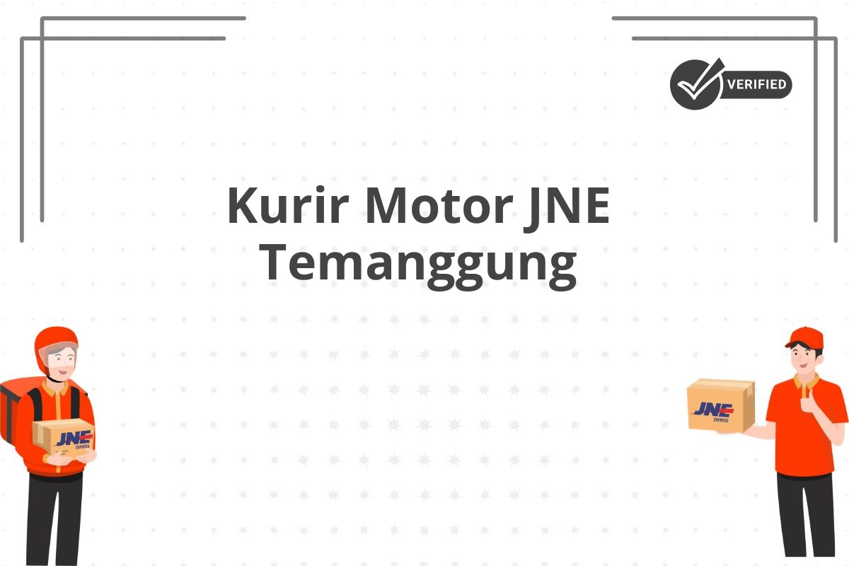 Kurir Motor JNE Temanggung