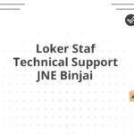 Loker Staf Technical Support JNE Binjai