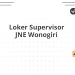 Loker Supervisor JNE Wonogiri