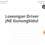 Lowongan Driver JNE Gunungkidul